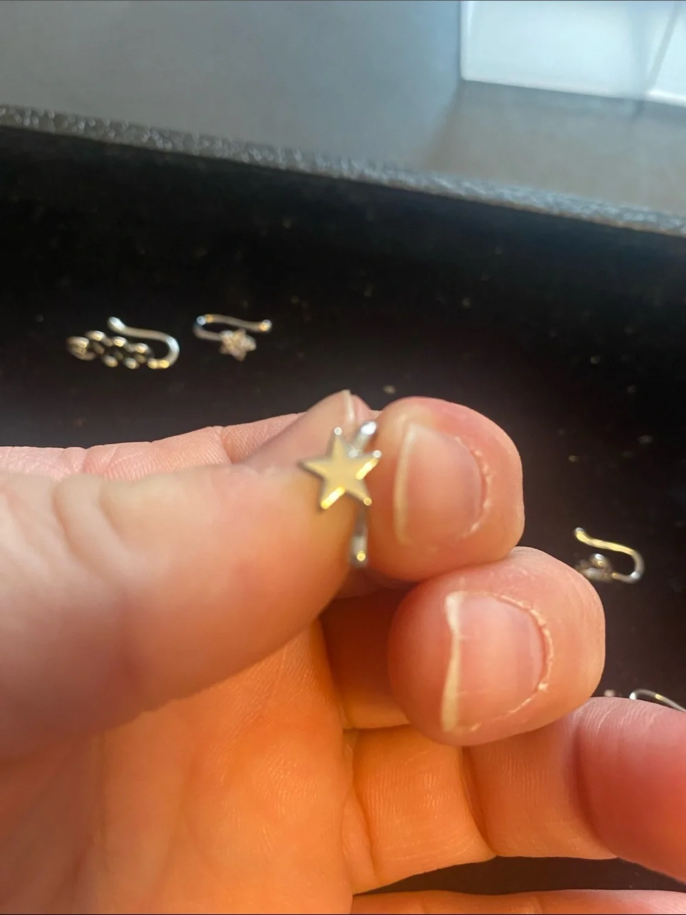 Fashion Jewelry gold-tone decorative earring hooks set